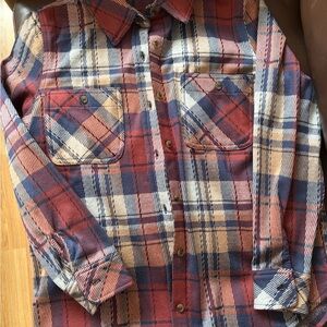 Staccato Red and Navy Plaid Shirt